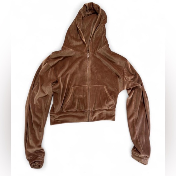SKIMS Velour Hoodie - Sienna - Picture 1 of 3